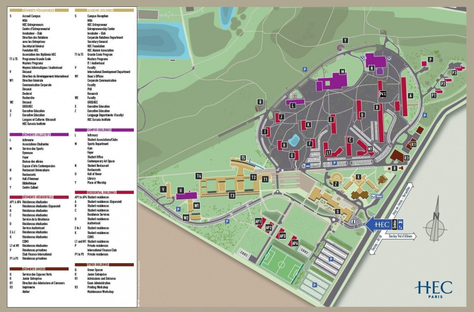 Maps and Directions |  HEC Paris