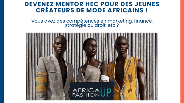 Appel à bénévoles HEC : devenez mentor de jeunes créateurs de mode africains !