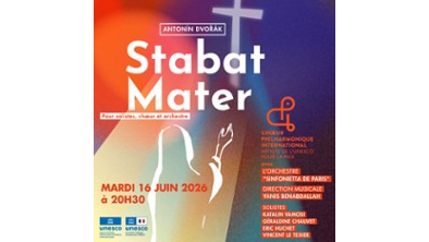 Stabat Mater d’Antonín Dvořák - 16 juin à 20h30