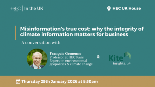 A conversation with François Gemenne and Kite Insights: Misinformation's true cost: why the integrity of climate information matters for business