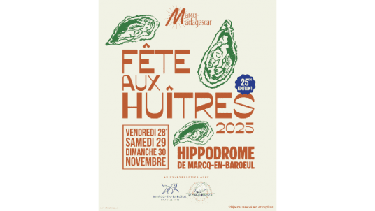 Fête aux Huîtres, le 28 novembre 2025 à 19:30