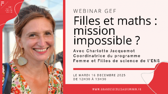 WEBINAR GEF | Filles et maths, mission impossible ?