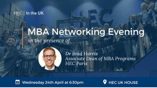 MBA Networking event in the presence of Brad Harris Associate Dean of MBA Programs