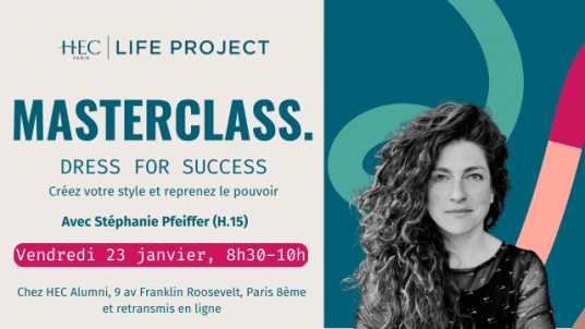 Masterclass "Dress for success : créez votre style et reprenez le pouvoir" - 23 janvier