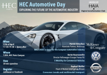 HEC AUTOMOTIVE DAY - 17 AVRIL - CAMPUS JOUY