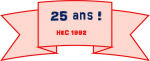 SOIREE 25 ANS PROMO HEC 92 – LE 2 DECEMBRE A PARIS