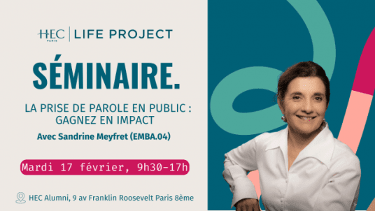 Séminaire "La prise de parole en public : gagnez en impact" - 17 février