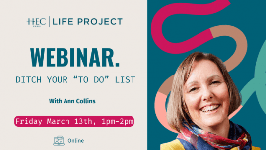 Webinar "Ditch your "TO-DO" list: who do you need TO BE?" - March 13