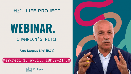 Atelier en ligne "Champion's Pitch" - 15 avril