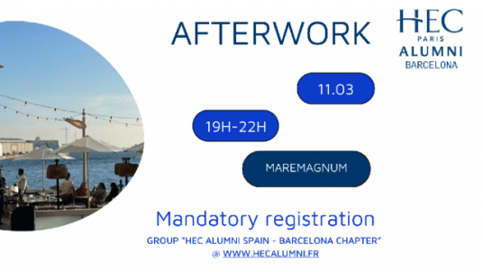 HEC Paris BCN Chapter - Afterwork 11.03 (FREE with mandatory registration)
