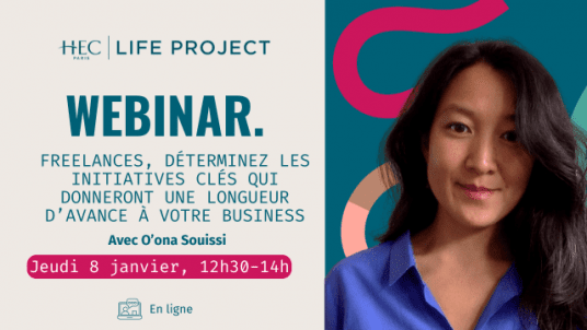 Webinar "Freelances : déterminez les initiatives clés qui donneront une longueur d'avance à votre business" - 8 janvier