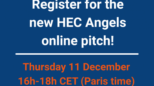Évènement de pitch de startups HEC / HEC Startup Pitch Event