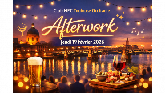 Afterwork HEC et Alumni Midi Py - Jeudi 19 février 19h - Lieu à venir (Toulouse)