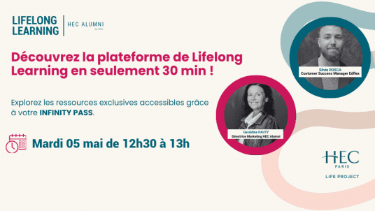 Webinaire de présentation de la plateforme de Lifelong learning HEC Alumni by Edflex