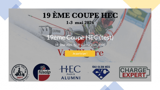 Week-end SKI Alumni HEC - Du 1er au 3 mai 2026