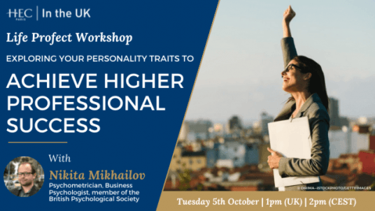 HEC UK Life Project - Exploring your personality traits to achieve higher professional success - Lumina Spark