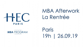 HEC MBA Afterworks : La Rentrée