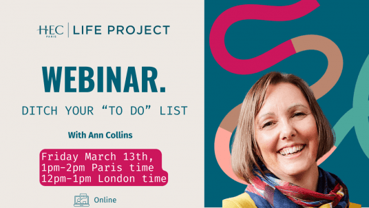 Webinar "Ditch your "TO-DO" list: who do you need TO BE?" - March 13