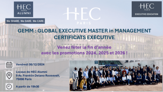Soirée spéciale GEMM 2023 2024 2025 2026 et Certificats