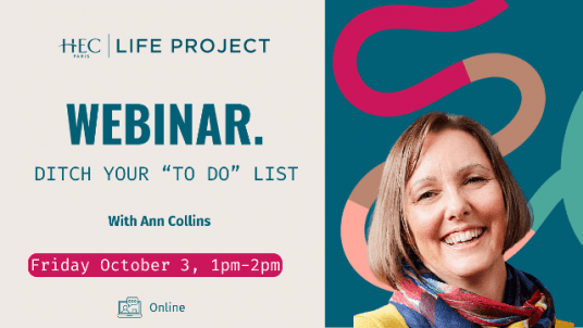 Webinar "Ditch your "TO-DO" list: who do you need TO BE?" - October 3