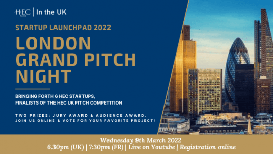 HEC UK Start-up Launchpad - London Grand Pitch Night 2022