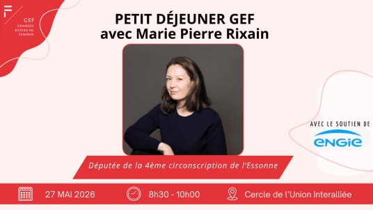 Petit déjeuner GEF avec Marie-Pierre RIXAIN