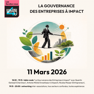 Les Rendez-vous Whats4u "La gouvernance des entreprises à impact" - 11 mars