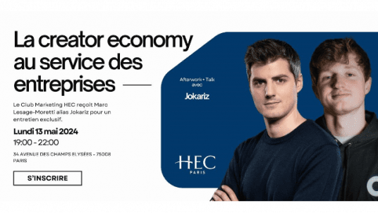 AFTERWORK SPÉCIAL DU CLUB MARKETING : avec Jokariz et Théo Lion