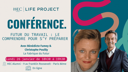 Conférence "Futur du travail : le comprendre pour s’y préparer" - 26 janvier