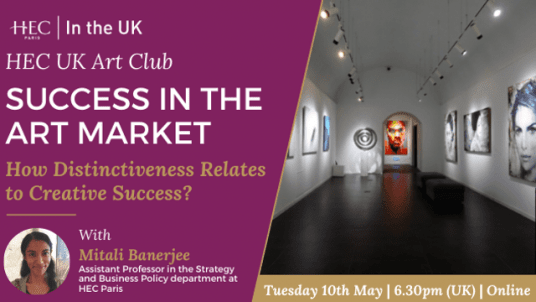 HEC UK Art club - Success in the Art Market: How Distinctiveness Relates to Creative Success?