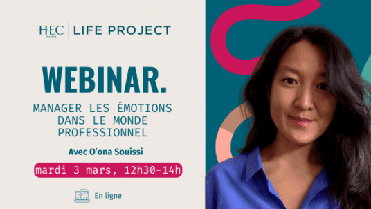 Webinar "Manager les émotions dans le monde professionnel" - 3 mars