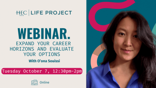 Webinar "Expand your career horizons and evaluate your options" - 7 October
