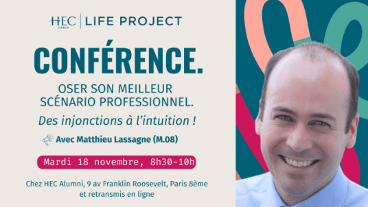 Conférence "Oser son meilleur scénario professionnel" - 18 novembre