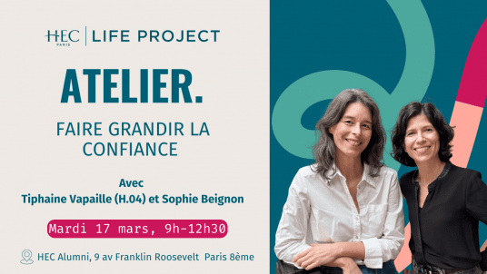 Atelier "Faire grandir la confiance" - 17 mars