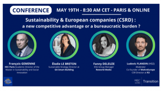 Sustainability & European companies (CSRD) : a new competitive advantage or a bureaucratic burden ?