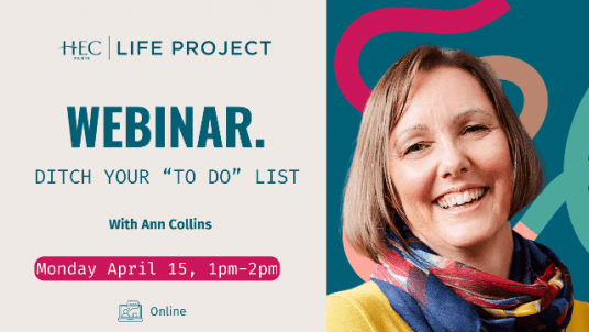 Webinar "Ditch your "TO-DO" list: who do you need TO BE?" - April 15