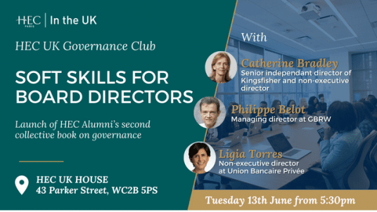 HEC UK Governance Club: Soft skills for board directors