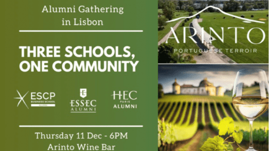 Celebrate Together Before Xmas: HEC, ESSEC & ESCP Alumni Gathering – Lisbon